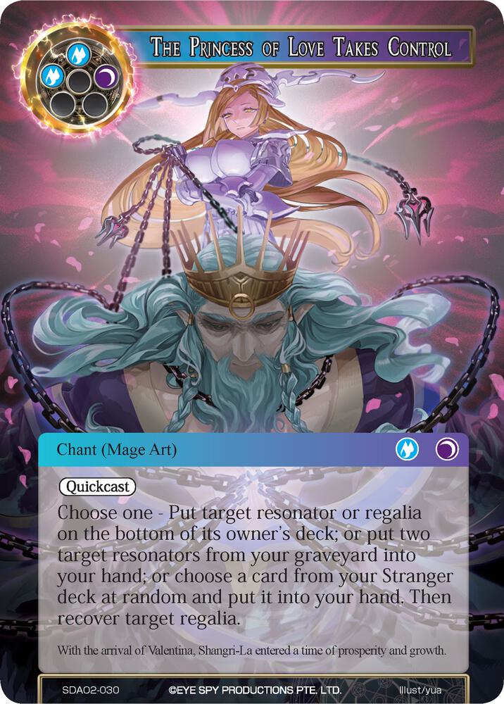 The Princess of Love Takes Control, Alice Origin II Starter Deck SDAO2-030