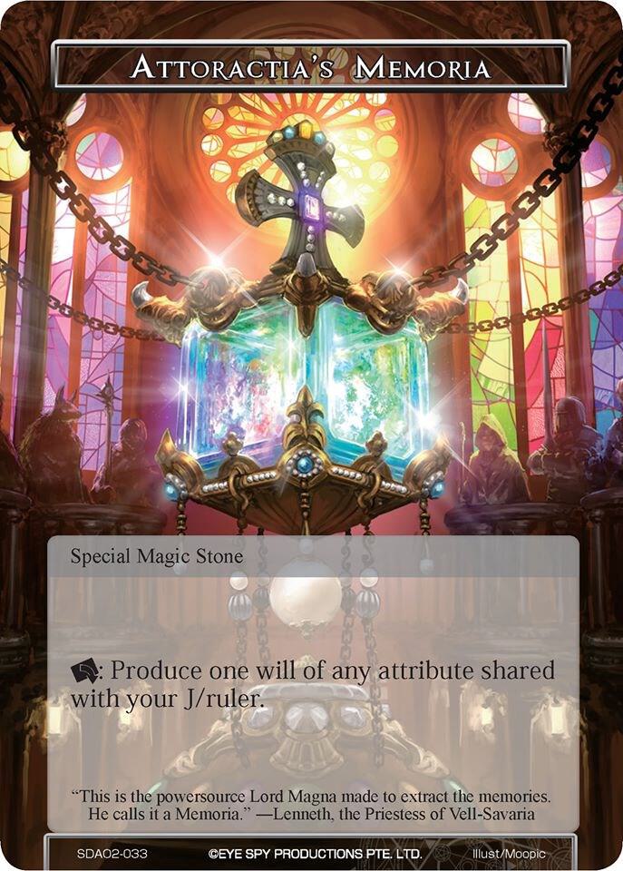 Attoractia's Memoria, Alice Origin II Starter Deck SDAO2-033