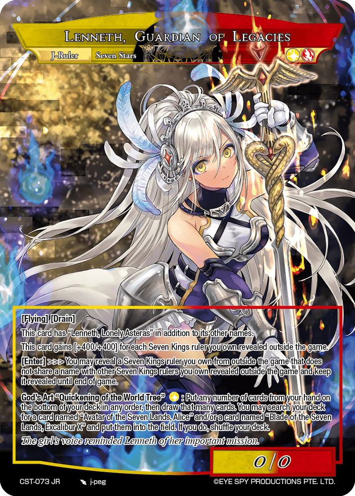 Kerukeion, Star Sword // Lenneth, Guardian of Legacies, Clash of the Star Trees CST-073 JR