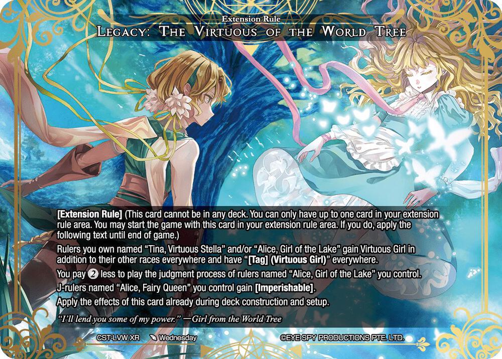 Legacy: The Virtuous of the World Tree, Clash of the Star Trees CST-LVW-XR