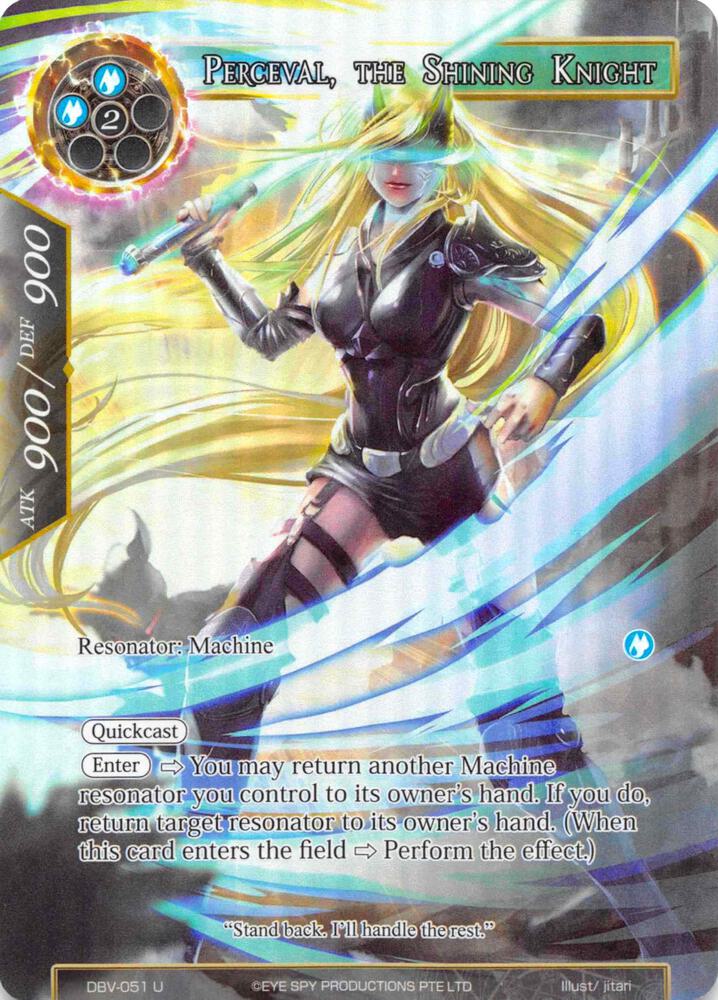Perceval, the Shining Knight (Full Art), The Decisive Battle of Valhalla DBV-051