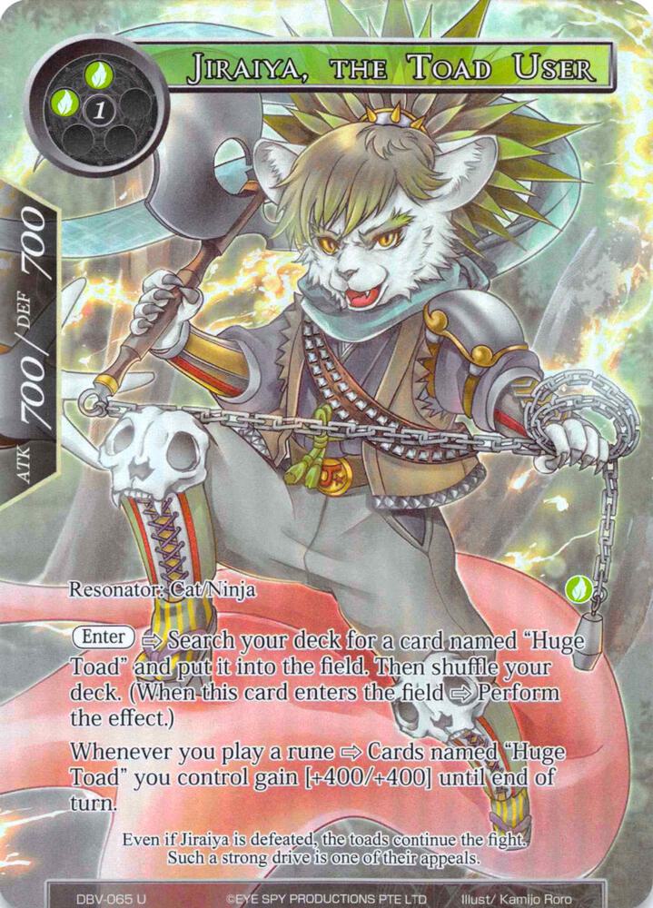 Jiraiya, The Toad User (Full Art), The Decisive Battle of Valhalla DBV-065