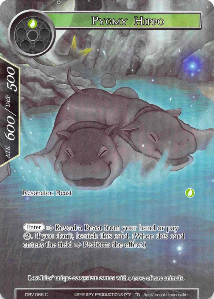 Pygmy Hippo (Full Art), The Decisive Battle of Valhalla DBV-066