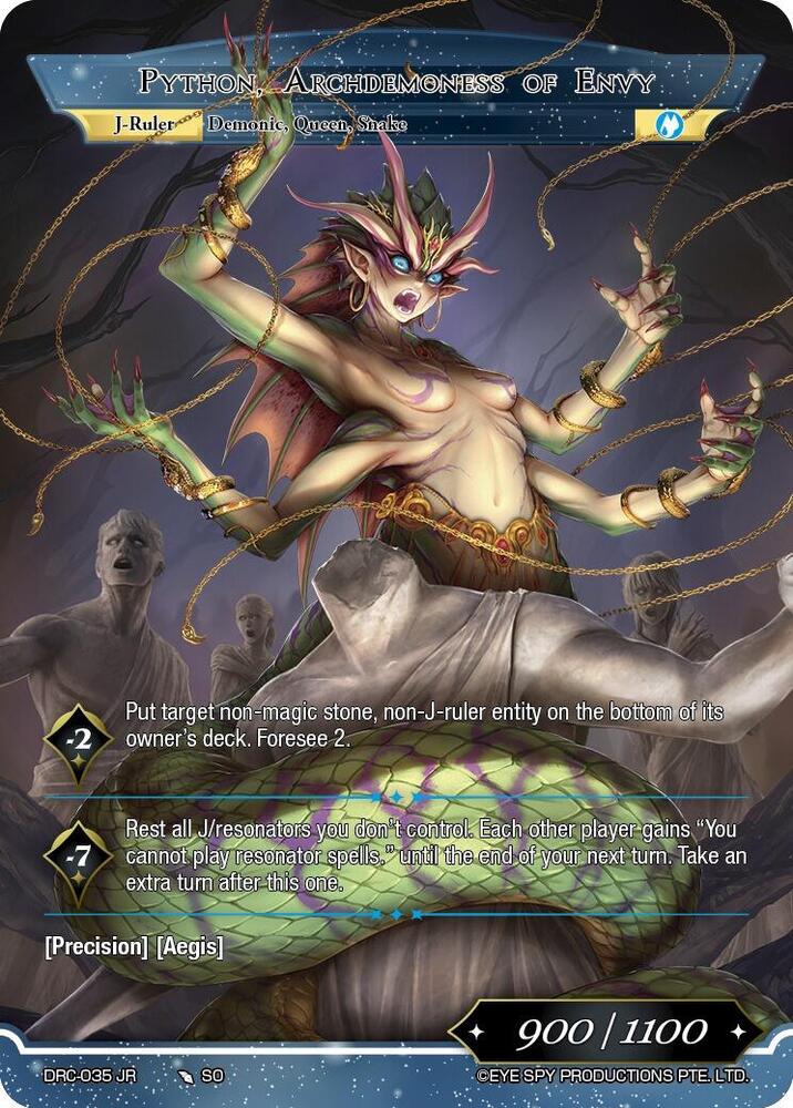 Writhing Demoness, Python // Python Archdemoness of Envy, Descent into the Raven's Catacombs DRC-035 JR