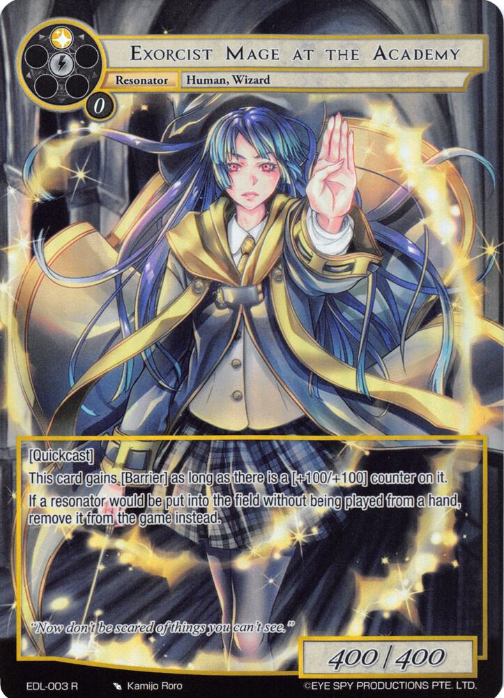 Exorcist Mage at the Academy (Full Art), The Epic of the Dragon Lord EDL-003