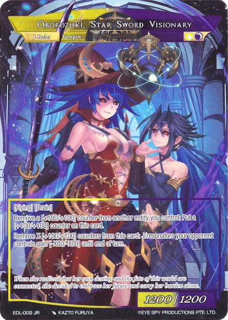 Oborozuki, Star Sword Visionary (Full Art Ruler), The Epic of the Dragon Lord EDL-009 RR/JR