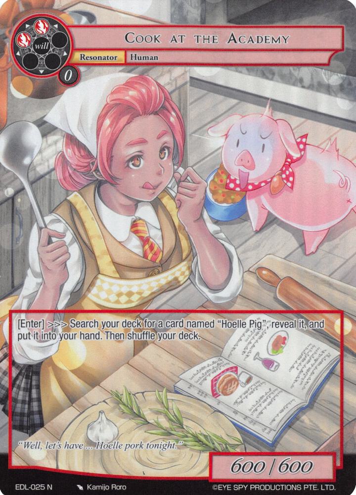 Cook at the Academy (Full Art), The Epic of the Dragon Lord EDL-025