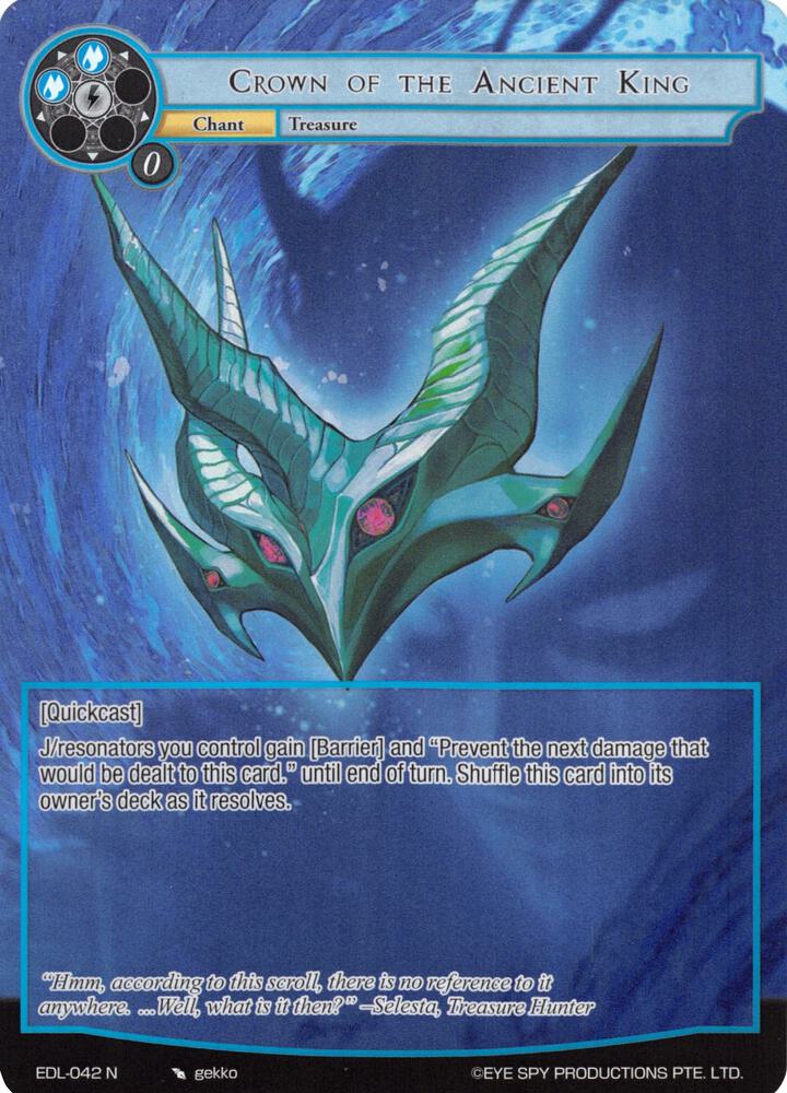 Crown of the Ancient King (Full Art), The Epic of the Dragon Lord EDL-042