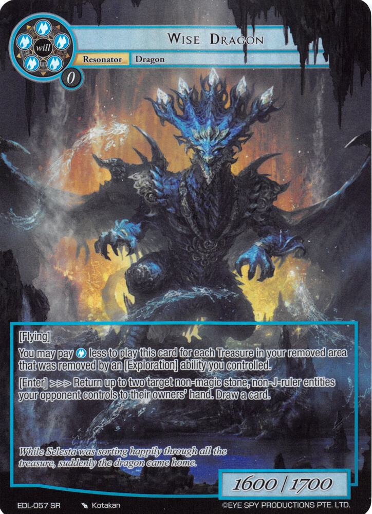 Wise Dragon (Full Art), The Epic of the Dragon Lord EDL-057