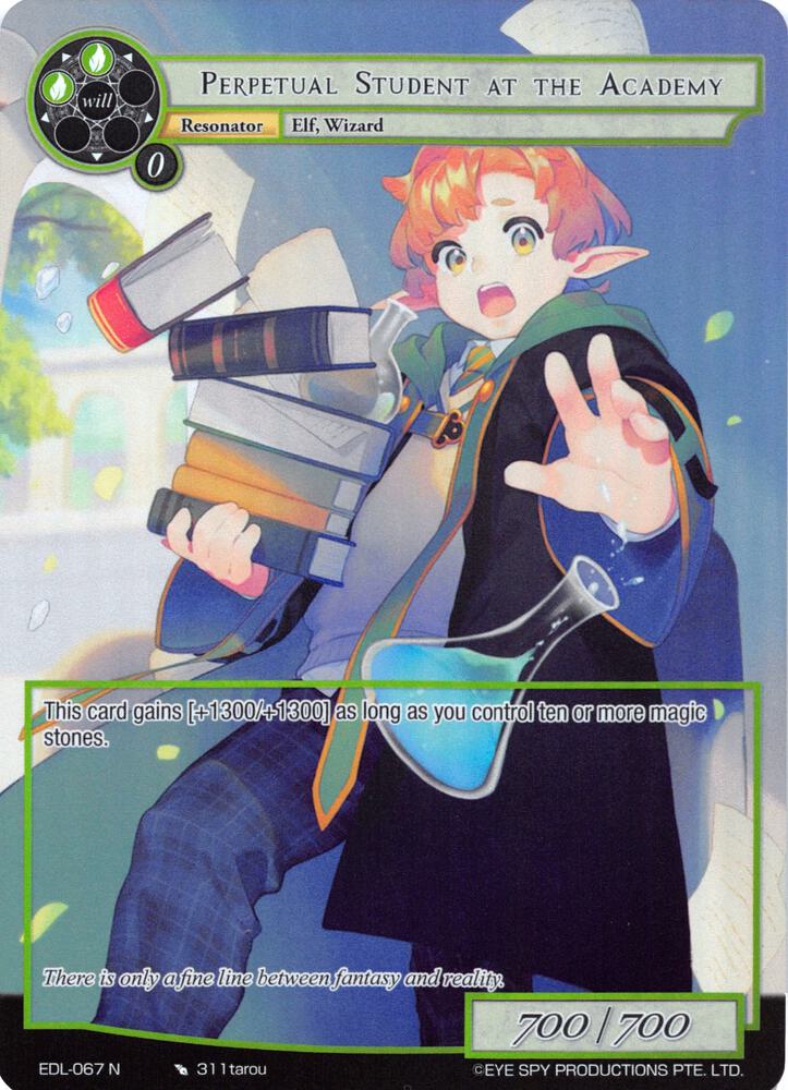 Perpetual Student at the Academy (Full Art), The Epic of the Dragon Lord EDL-067
