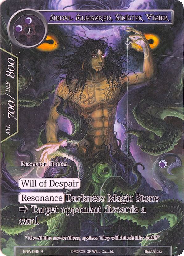 Abdul Alhazred, Sinister Vizier (Full Art), Echoes of the New World ENW-069