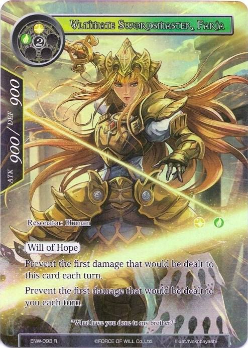 Ultimate Swordmaster, Faria (Full Art), Echoes of the New World ENW-093