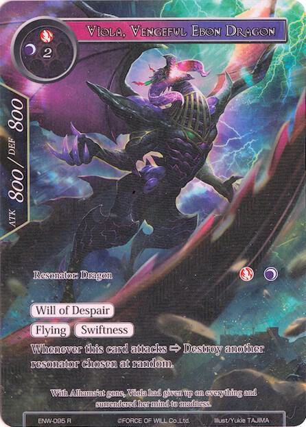 Viola, Vengeful Ebon Dragon (Full Art), Echoes of the New World ENW-095