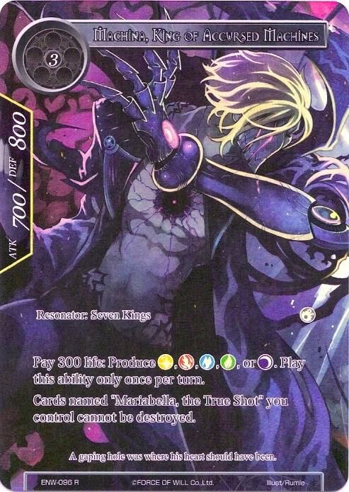 Machina, King of Accursed Machines (Full Art), Echoes of the New World ENW-096
