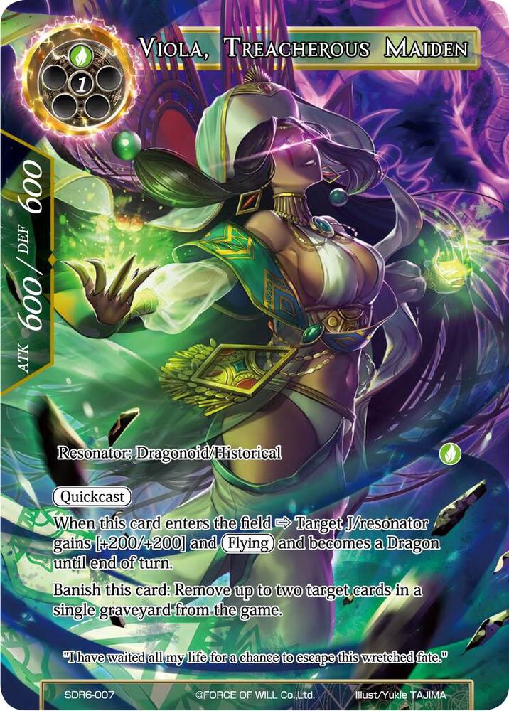 Viola, Treacherous Maiden, Starter Deck: The Lost Tomes SDR6-007
