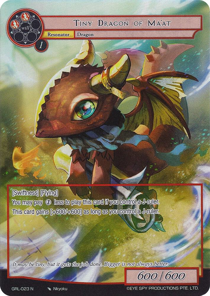 Tiny Dragon of Ma'at (Full Art), Game of Gods: Reloaded GRL-023