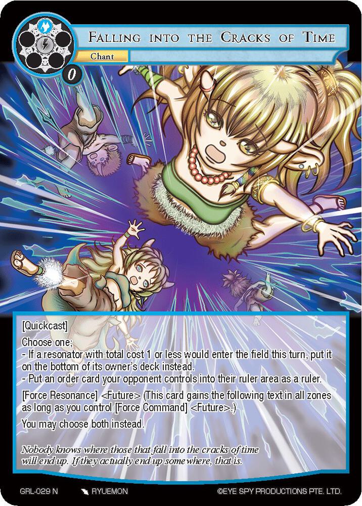 Falling into the Cracks of Time, Game of Gods: Reloaded GRL-029