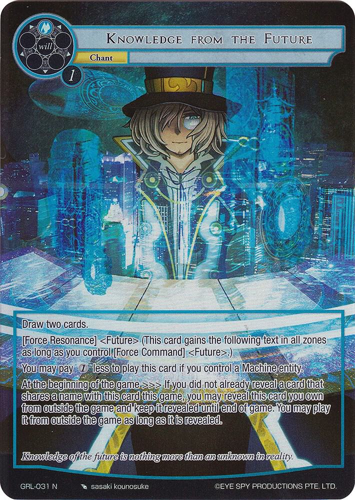 Knowledge from the Future (Full Art), Game of Gods: Reloaded GRL-031