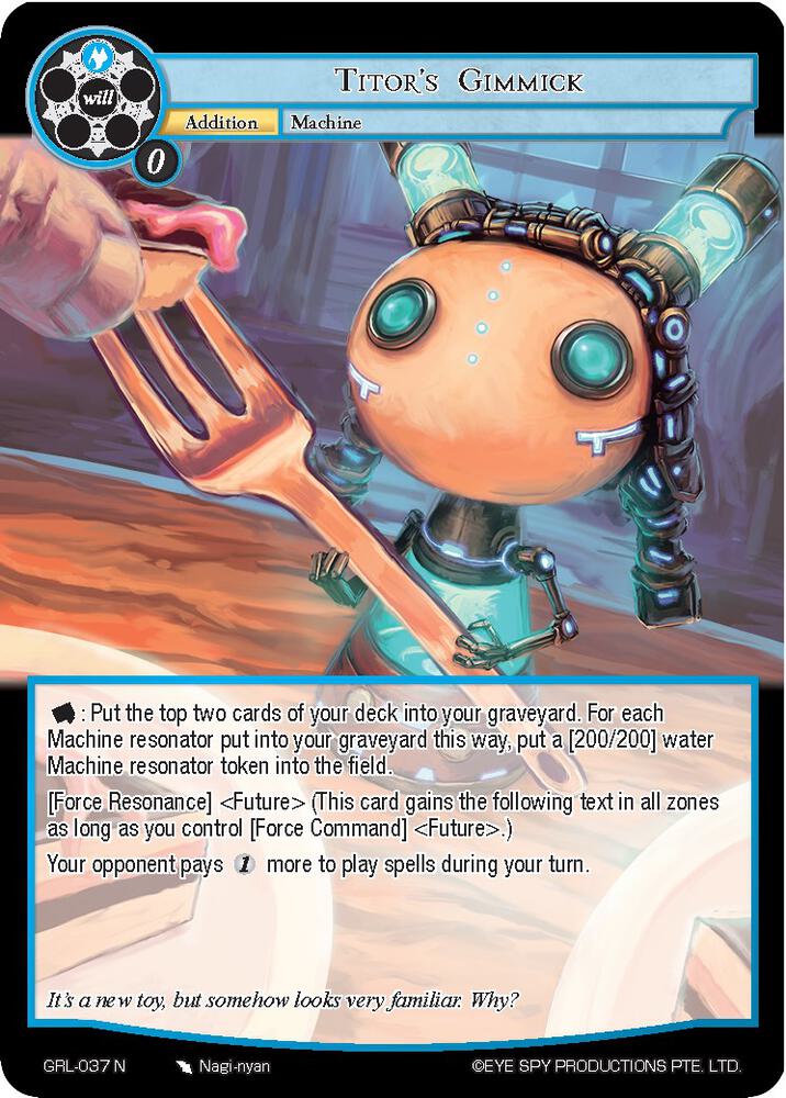 Titor's Gimmick, Game of Gods: Reloaded GRL-037