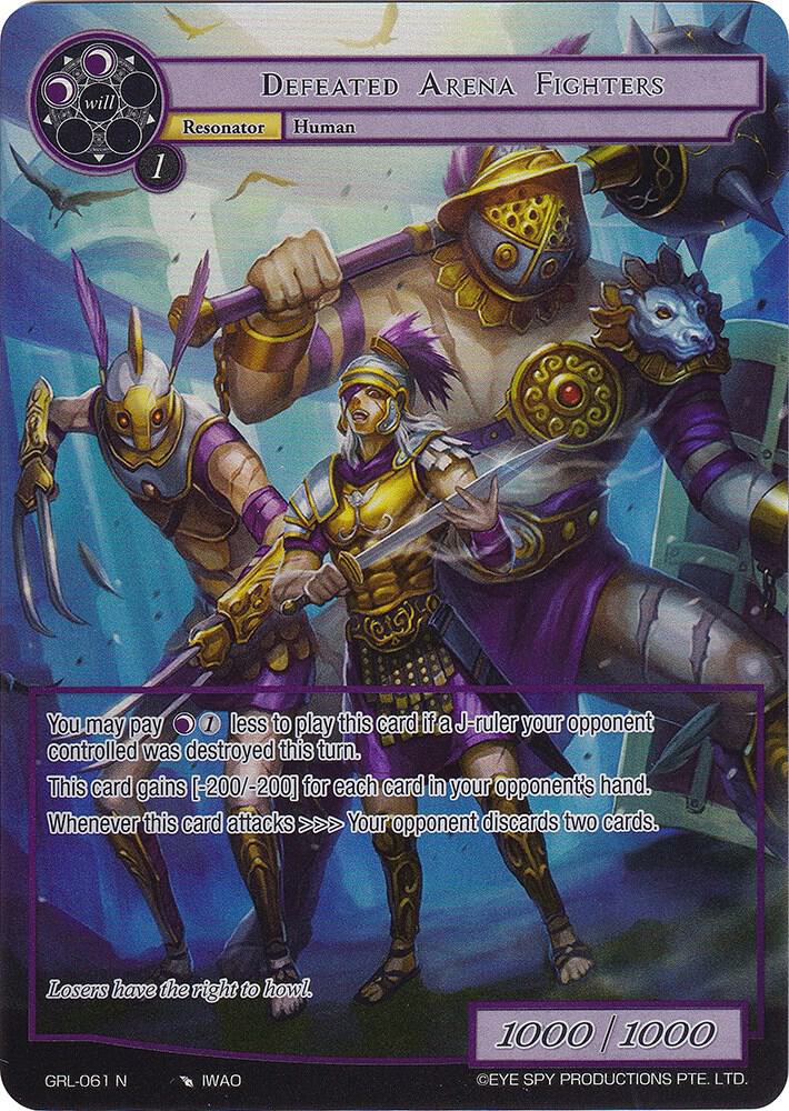 Defeated Arena Fighters (Full Art), Game of Gods: Reloaded GRL-061