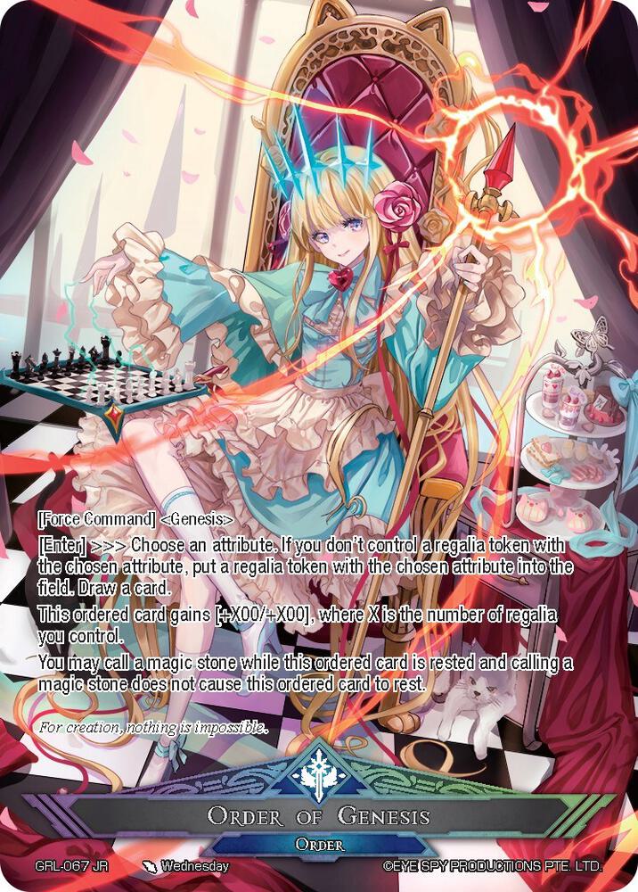 Alice, Tales of Creation // Order of Genesis, Game of Gods: Reloaded GRL-067 JR