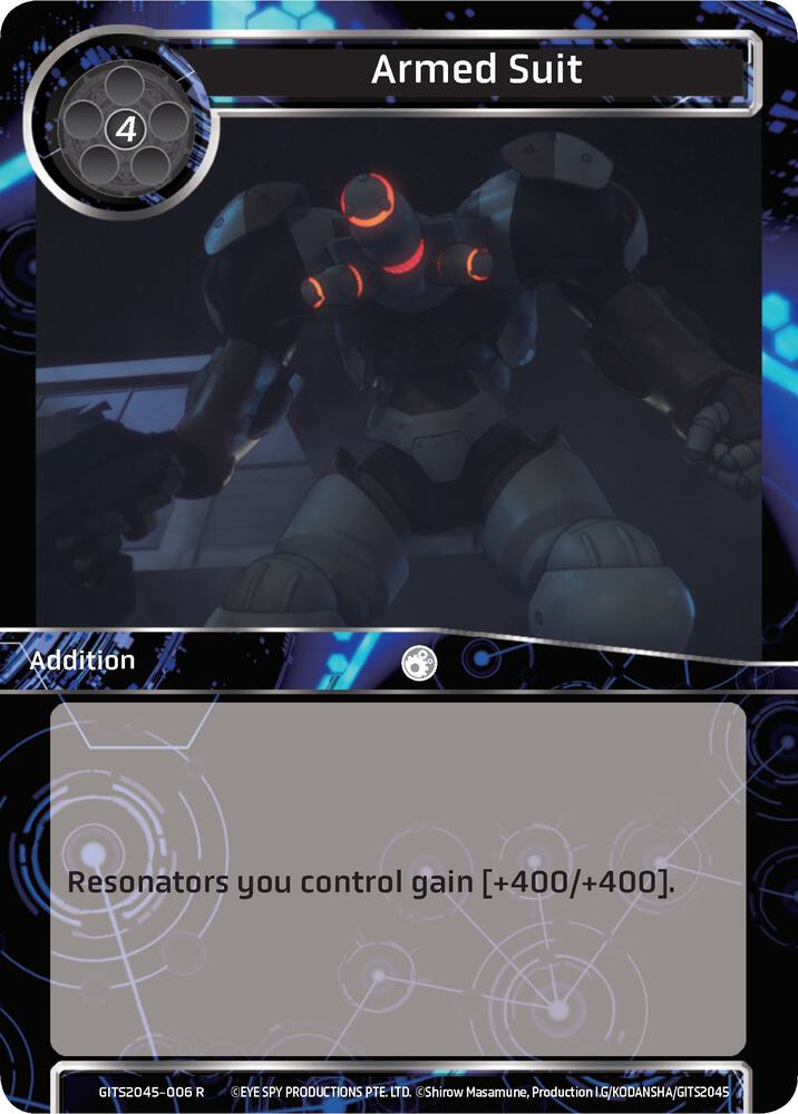 Armed Suit, Ghost in the Shell SAC_2045 GITS2045-006
