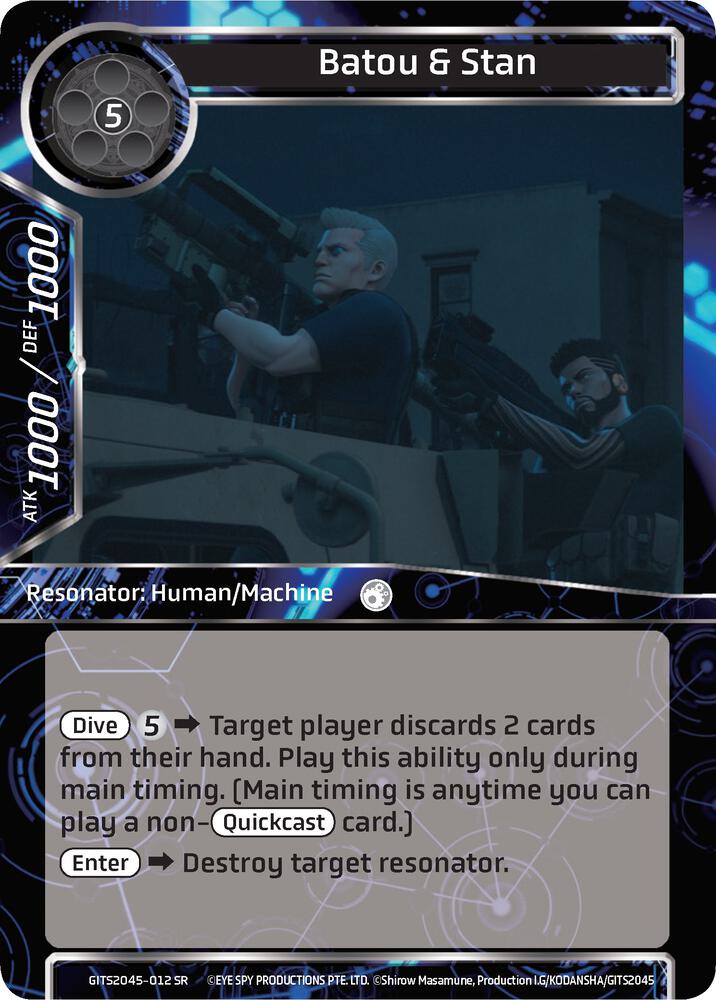 Batou & Stan, Ghost in the Shell SAC_2045 GITS2045-012