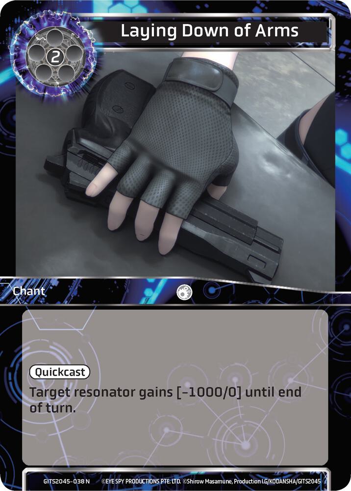 Laying Down of Arms, Ghost in the Shell SAC_2045 GITS2045-038