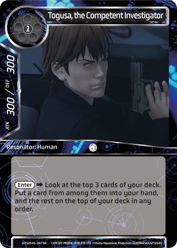 Togusa, the Competent Investigator, Ghost in the Shell SAC_2045 GITS2045-067