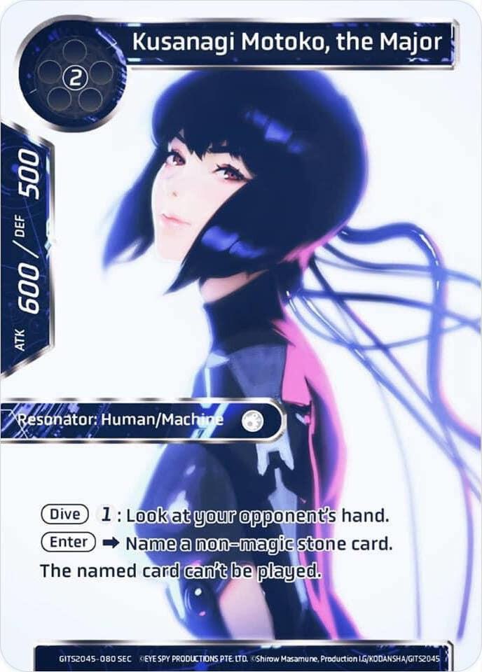 Kusanagi Motoko, the Major (Secret), Ghost in the Shell SAC_2045 GITS2045-080