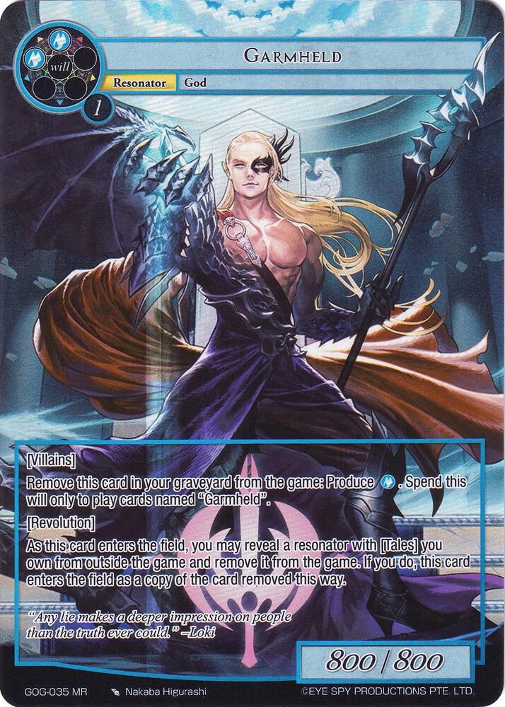 Garmheld (Full Art), Game of Gods GOG-035