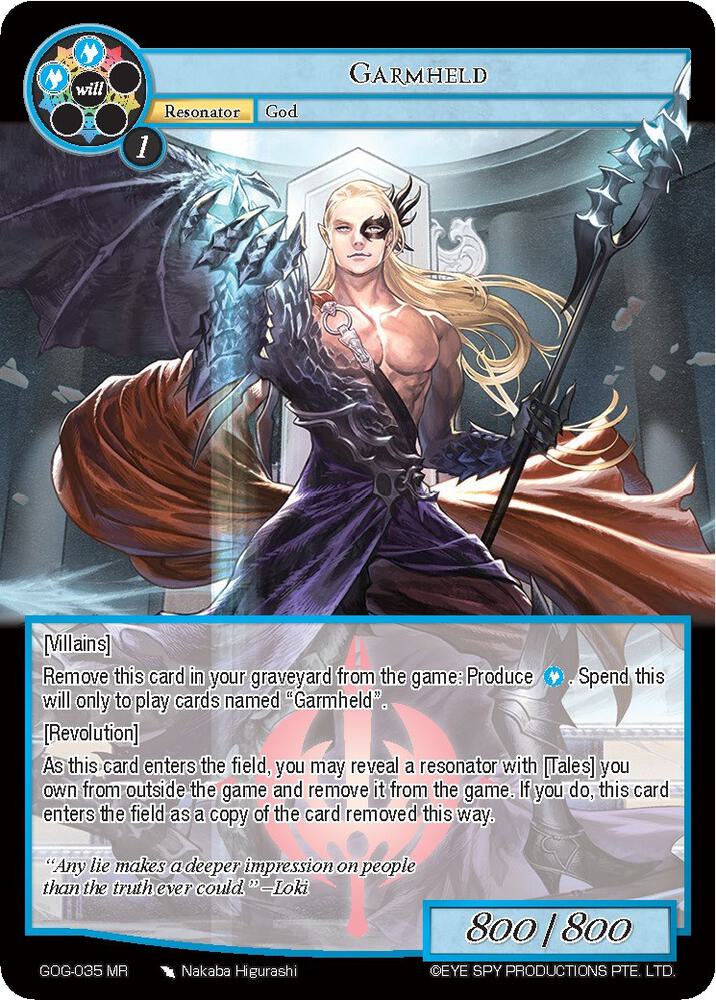 Garmheld, Game of Gods GOG-035