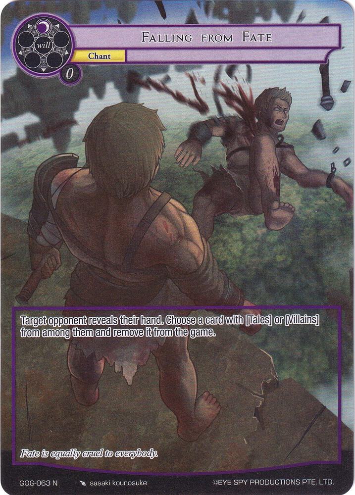 Falling from Fate (Full Art), Game of Gods GOG-063