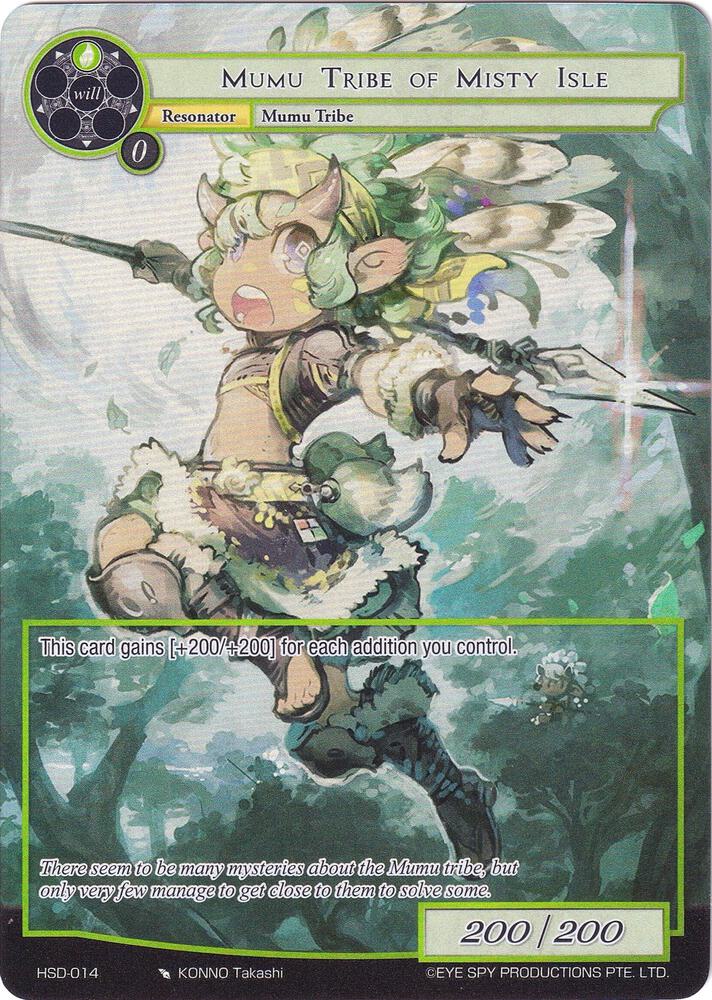 Mumu Tribe of Misty Isle (Full Art), Hero Cluster Starter Decks HSD-014