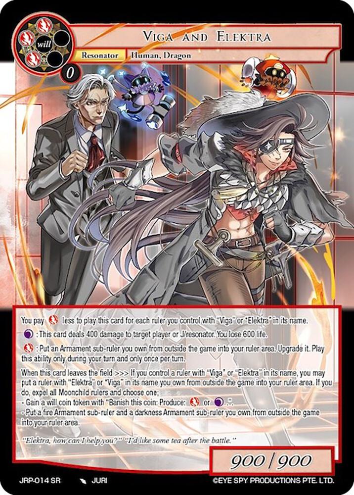 Viga and Elektra, Judgment of the Rogue Planet JRP-014 SR