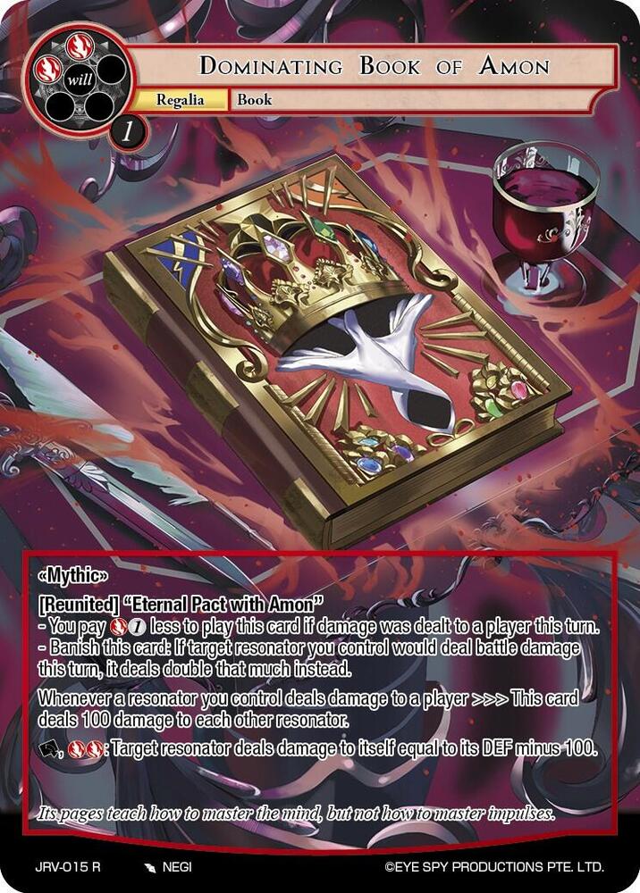 Dominating Book of Amon, Journey to Ravidra JRV-015 R