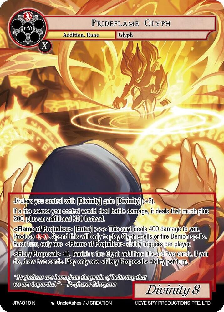 Prideflame Glyph, Journey to Ravidra JRV-018 N