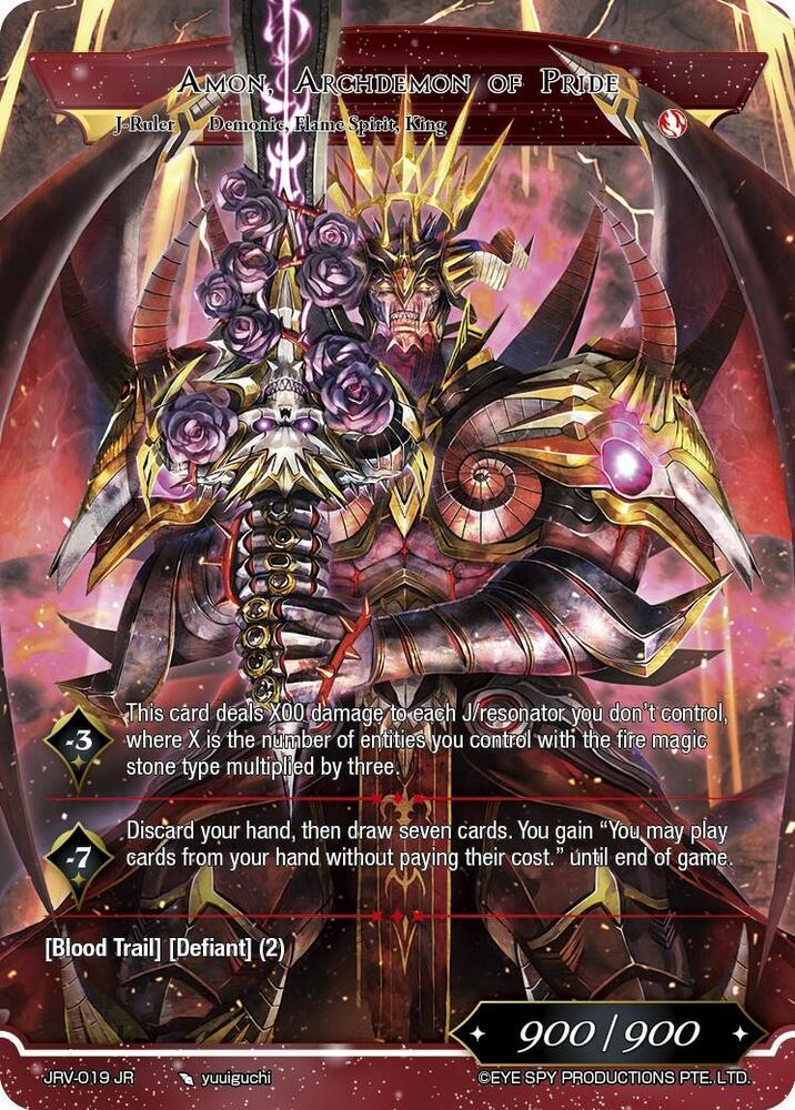 Prideful One, Amon // Amon, Archdemon of Pride, Journey to Ravidra JRV-019 JR