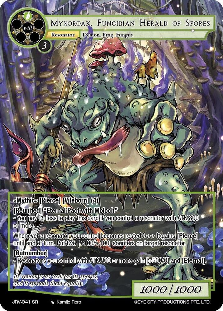 Myxoroak, Fungibian Herald of Spores, Journey to Ravidra JRV-041 SR