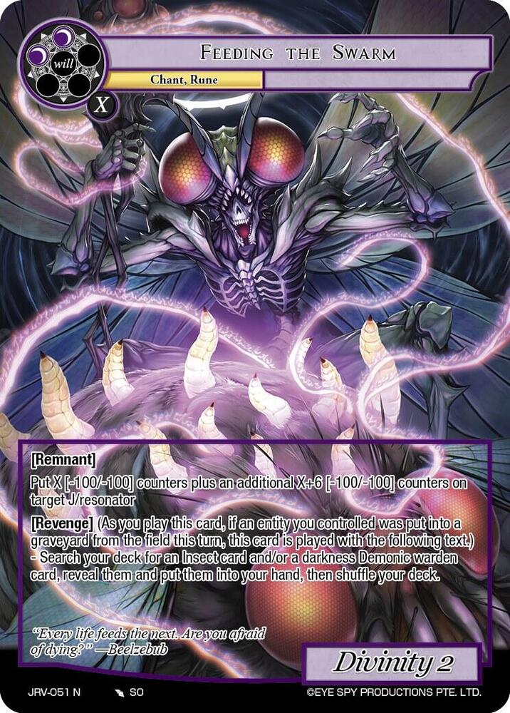 Feeding the Swarm, Journey to Ravidra JRV-051 N