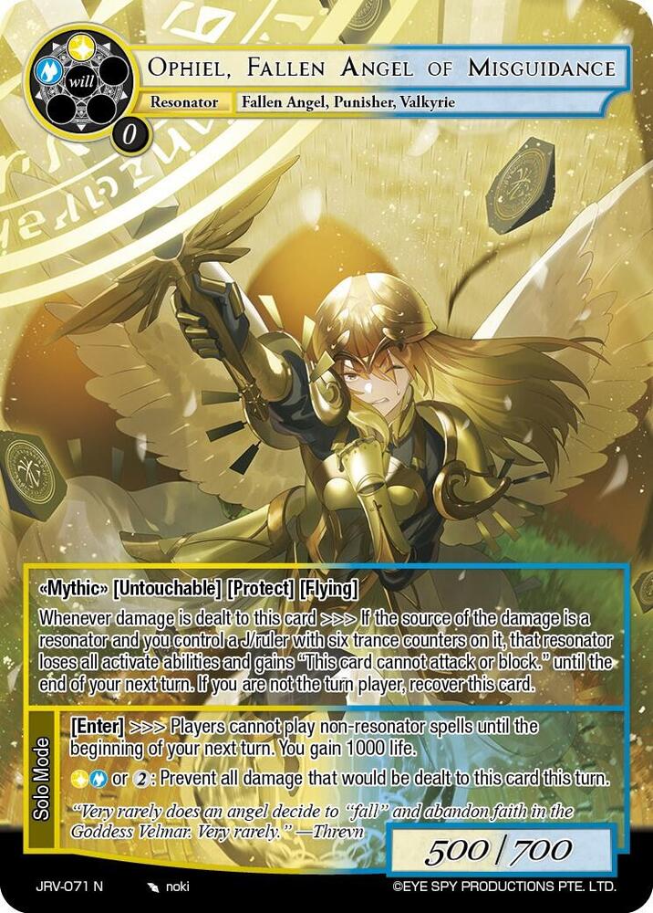 Ophiel Fallen Angel of Misguidance, Journey to Ravidra JRV-071 N