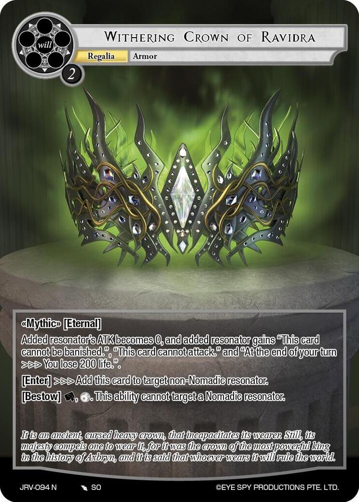 Withering Crown of Ravidra, Journey to Ravidra JRV-094 N
