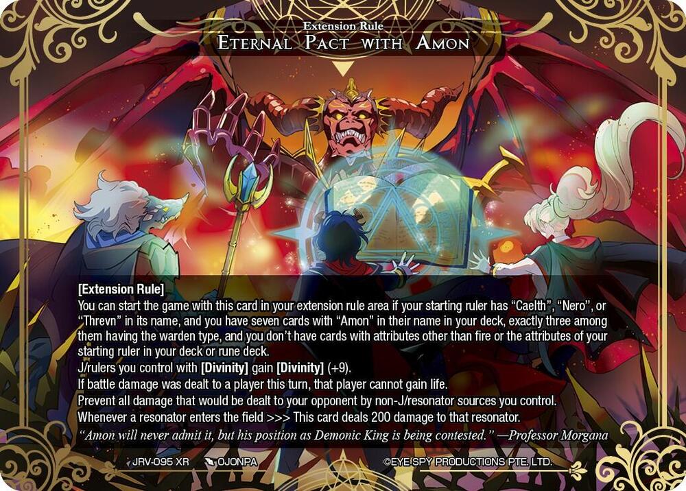 Eternal Pact with Amon, Journey to Ravidra JRV-095 XR