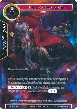 Bastet, Goddess of Cats (Full Art), Legacy Lost LEL-010