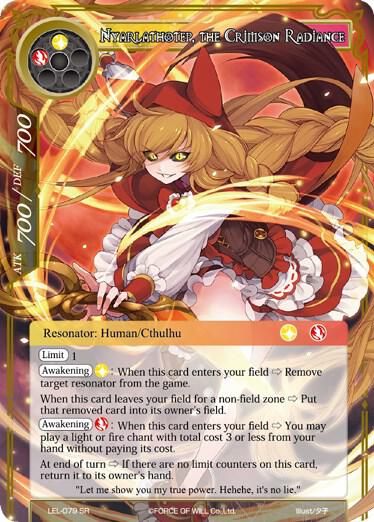 Nyarlathotep, the Crimson Radiance, Legacy Lost LEL-079