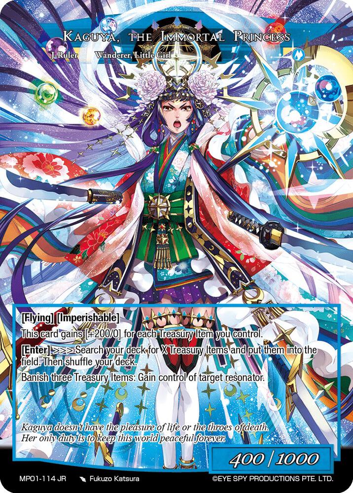 Moon Princess of Stellar Wars // Kaguya, the Immortal Princess, Masterpiece "Pilgrim-Memories" MP01-114 JR