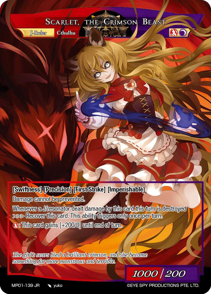 The Dusk Girl // Scarlet, the Crimson Beast, Masterpiece "Pilgrim-Memories" MP01-139 JR