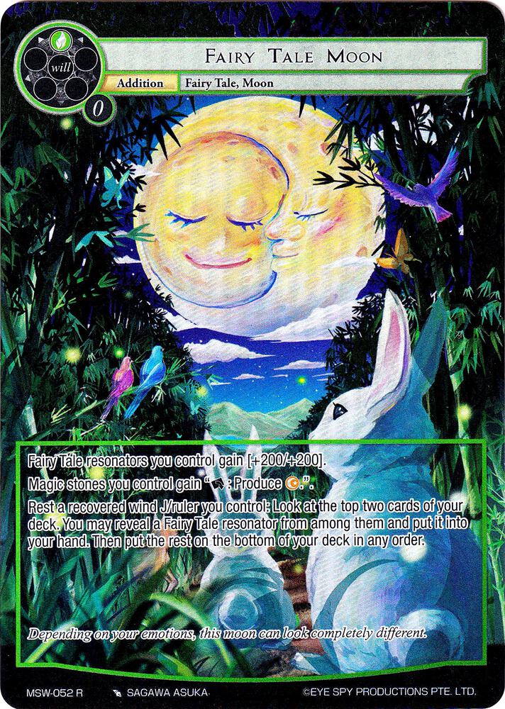 Fairy Tale Moon (Full Art), The Magic Stone War - Zero MSW-052