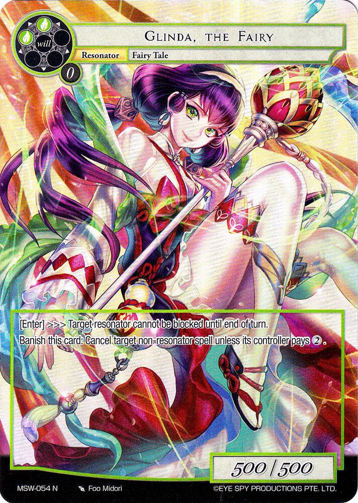 Glinda, the Fairy (Full Art), The Magic Stone War - Zero MSW-054
