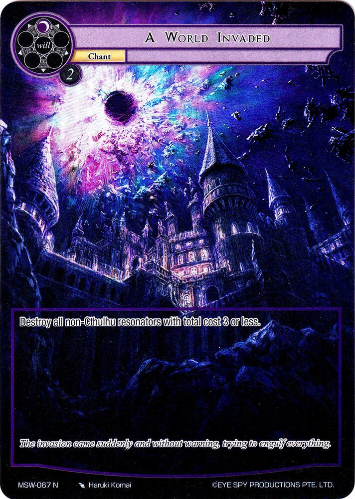 A World Invaded (Full Art), The Magic Stone War - Zero MSW-067